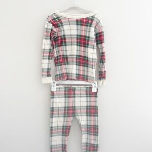 GAP Kids Plaid Pajama Set - Red, Green, and White